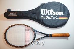 Wilson Pro Staff 85 Midsize 6.0 1990/1991 Taiwan Tennis Racket 4 1/2 L4 Eu4