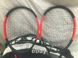 Wilson Pro Staff 97 v11.0 tennis rackets, (2 rackets) comes with Wilson bag