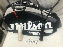 Wilson Pro Staff 97 v11.0 tennis rackets, (2 rackets) comes with Wilson bag