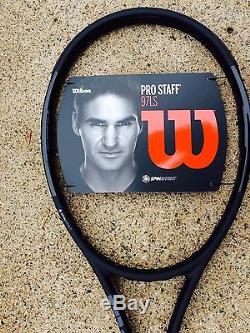 Wilson Pro Staff 97LS Black tennis racquet, 3/8 grip, unstrung