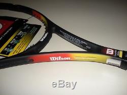 Wilson Pro Staff Classic 6.1 Mp 95 Tennis Racquet 4 1/2 Black Cap New