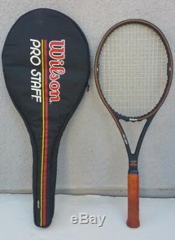 Wilson Pro Staff MidSize 4 5/8 Grip Graphite Tennis Racket Racquet & Case