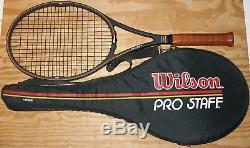 Wilson Pro Staff Midsize 4 1/2 Bumperless Original Mid 6.0 85 Tennis Racket