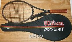 Wilson Pro Staff Midsize 4 1/2 Chicago Original 6.0 85 Bumperless Tennis Racket