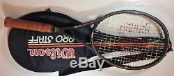 Wilson Pro Staff Midsize 85 St. Vincent AYQ 4 1/2 9/10 cond SAMPRAS with cover