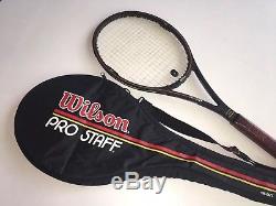 Wilson Pro Staff Midsize 85 Tennis Racquet (St Vincent, Sampras, KNQ, 4 3/8)