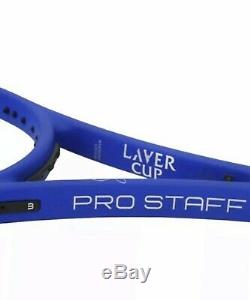 Wilson Pro Staff RF97 2019 Laver Cup Federer Tennis Racket Blue 340g L3 (4 3/8)