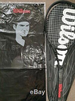 Wilson Pro Staff Rf97 Autograph Strung Grip 3, Roger Federer black edition, new