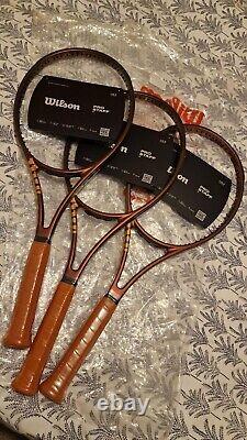 Wilson Pro Staff X v14 315g Tennis Racket 2023 (Copper) Grip 2