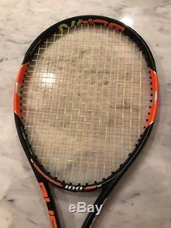 Wilson Pro Stock Tennis Racket (Matched Pair) Nicole Gibbs Burn 100 1/4 Used