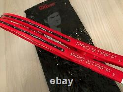 Wilson ProStaff RF97 Autograph Limited Edition Red -Pair (2x) -(Size L2= 4 1/4)