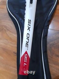 Wilson Six One 95L Tennis Racket. 4 3/8. With New Grip