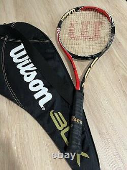 Wilson Six. One Team BLX Tennis Racket Grip Size 4 3/8 95 290g 18x20