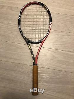 Wilson Six. One Tour 90, 4 3/8, excellent conditions rackets 2 pack + case