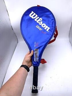 Wilson Steffi Graf Comp High Beam Series 26 Tennis Racket & Cover Vintage
