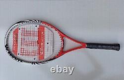 Wilson Tennis Racket Six One Comp Red & White Grip #4 3/8