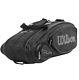 Wilson Tour 9pk Tennis Racket Black Racket Racquet Equipment Bag New Wrz-844609