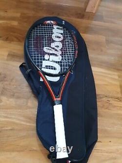 Wilson Triad 6 tennis racket, Grip No 3 4 3/8, with case, New Grip