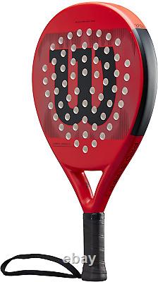 Wilson Unisex-Adult PRO STAFF TEAM Paddle racket Black and Red 2