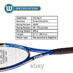 Wilson WRT3056003 Other Tennis Racquet, US Open 3 (Blue)