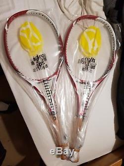 Yonex VCore 95D Wawrinka Tennis Racket Customised Matched Pair (Wilson Grip 1)